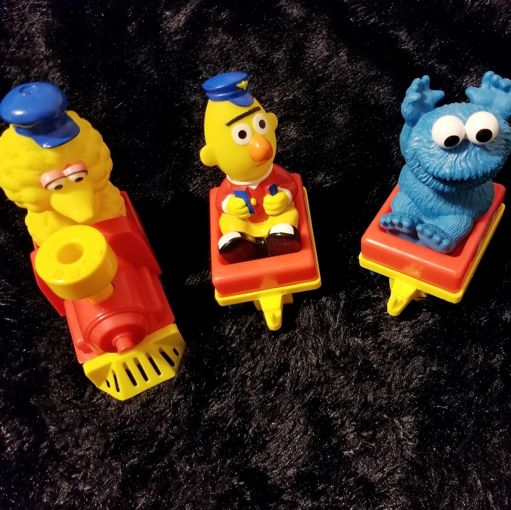 Vintage sesame street train